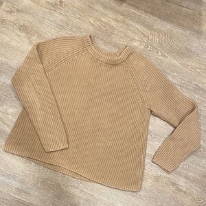 Quince Women's Camel Crew Neck Sweater